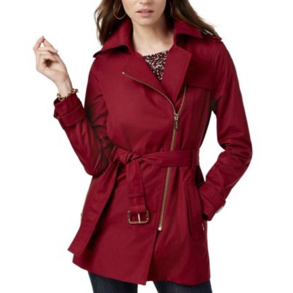 Michael Kors Jackets & Blazers - NWT Michael Kors Zip-Front Trench Jacket